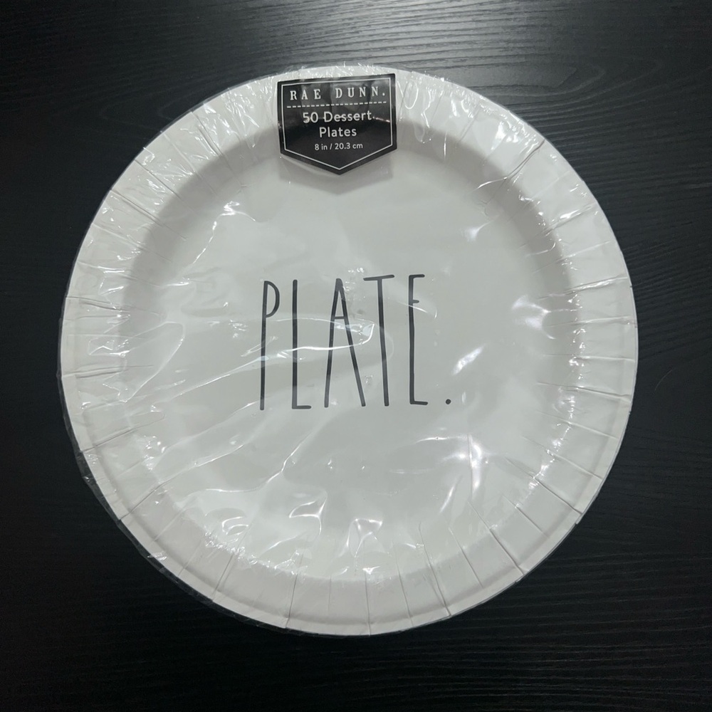 Rae Dunn Paper Dessert Plates